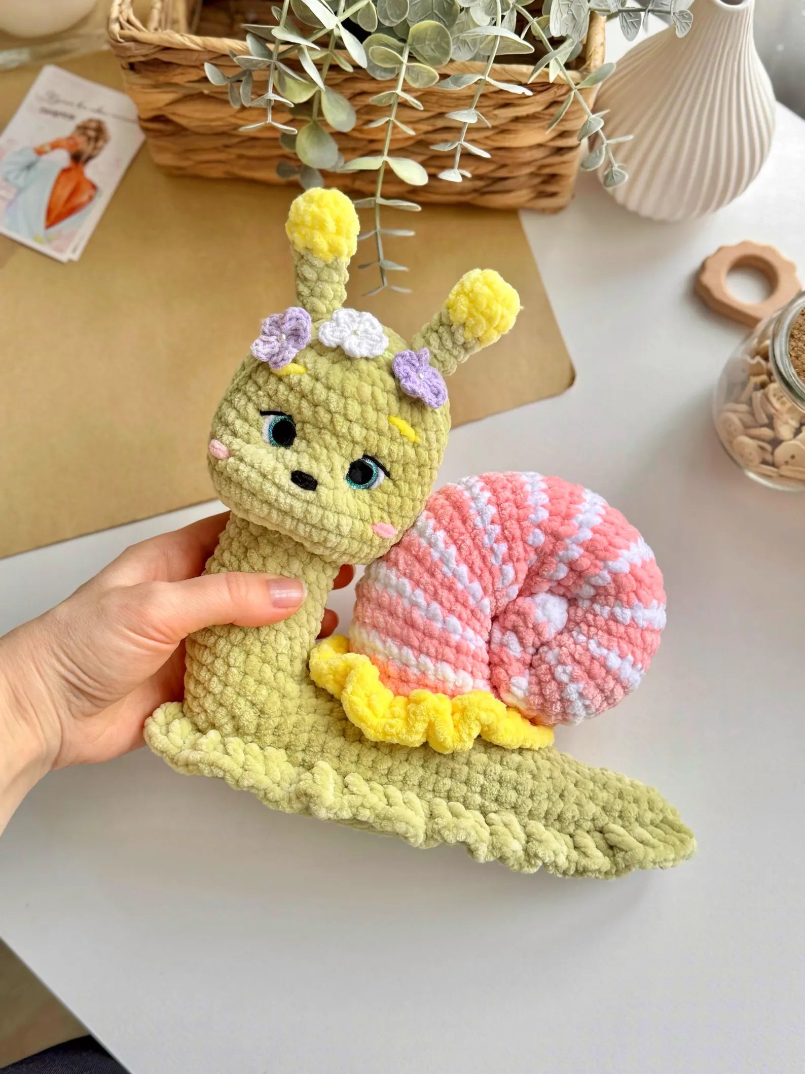 Snail Crochet Pattern PDF