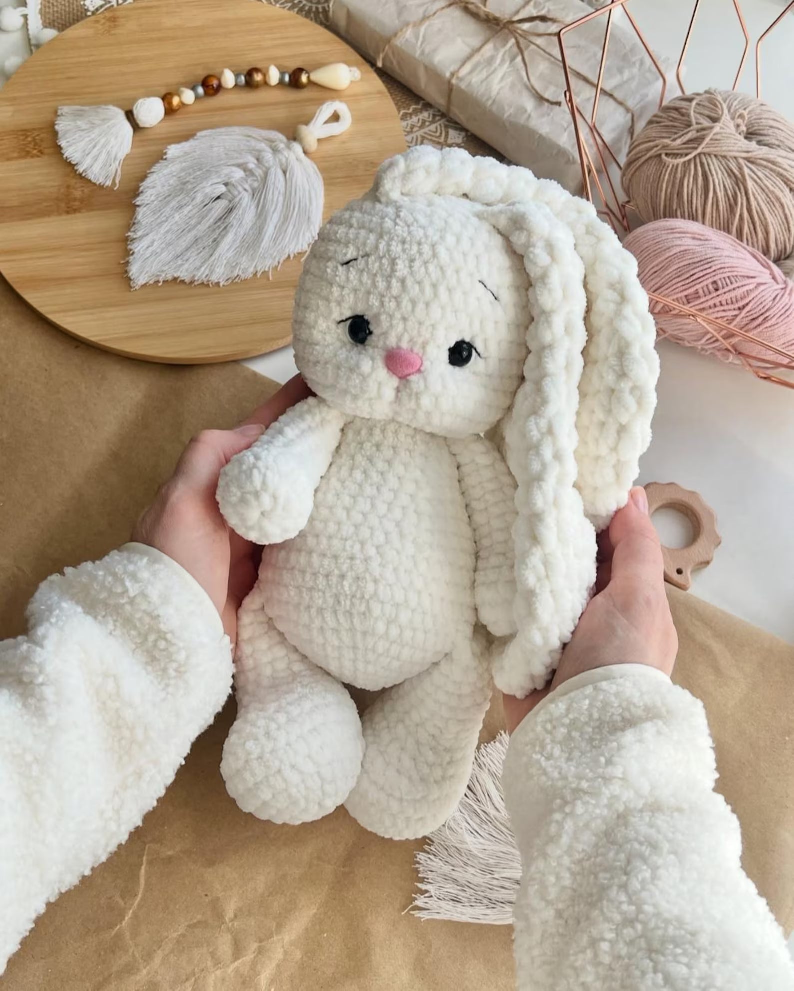 Bunny Crochet PDF Pattern 🐰