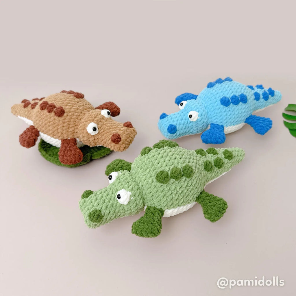 Crocodile Crochet Pattern PDF