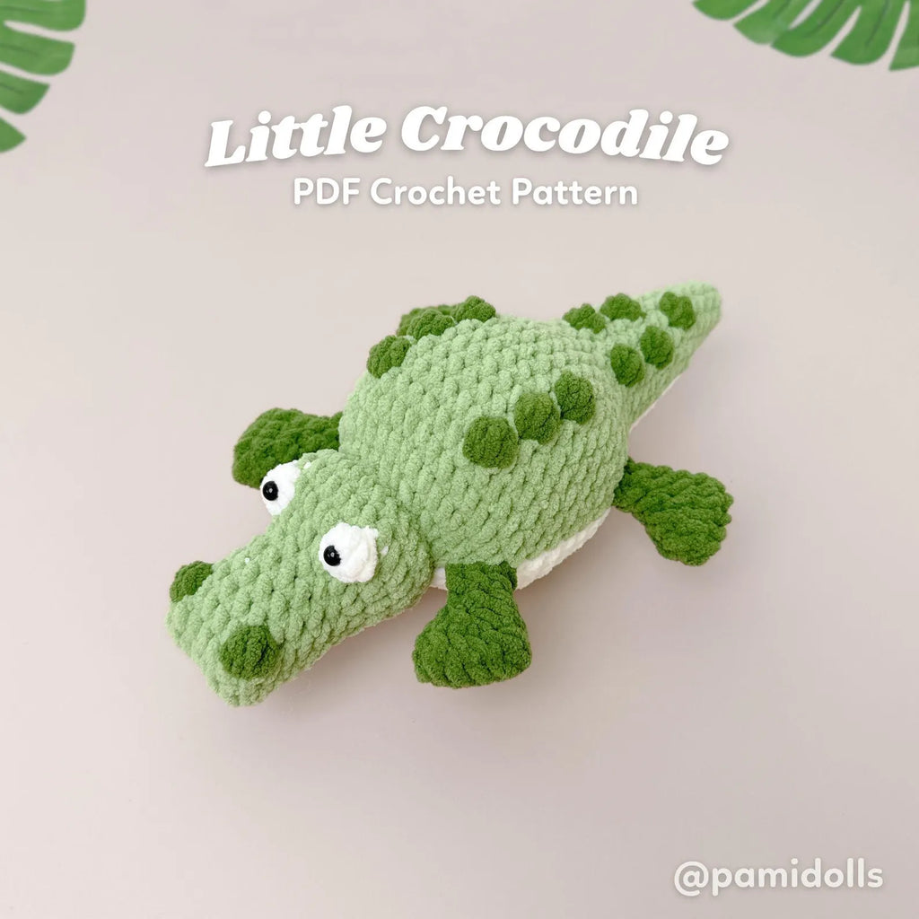 Crocodile Crochet Pattern PDF