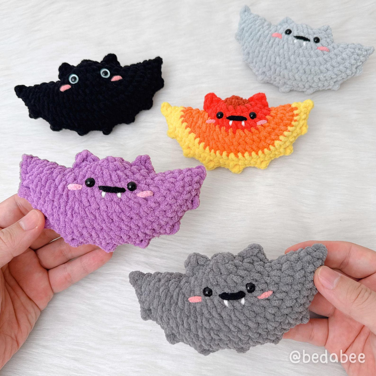 Kawaii Bat Crochet Pattern 🦇💜