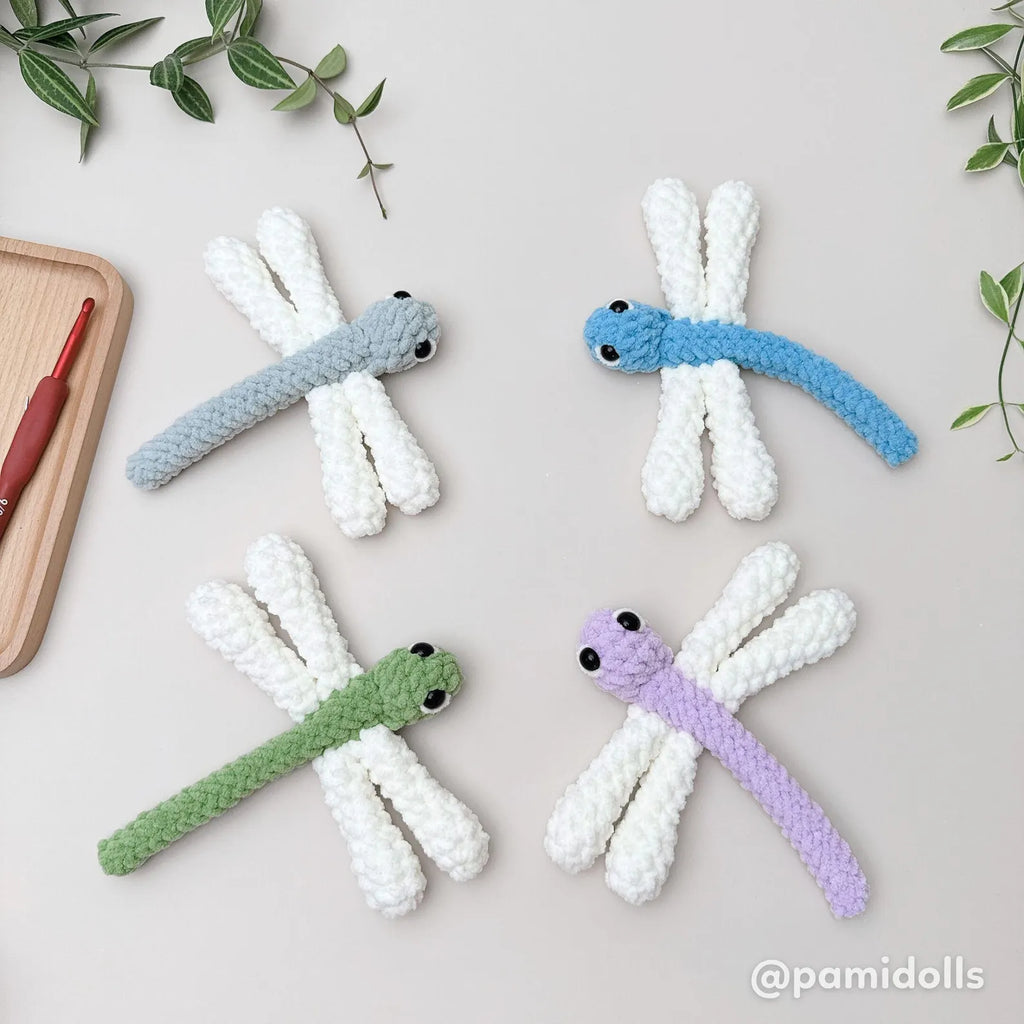 No-Sew Dragonfly Pattern PDF