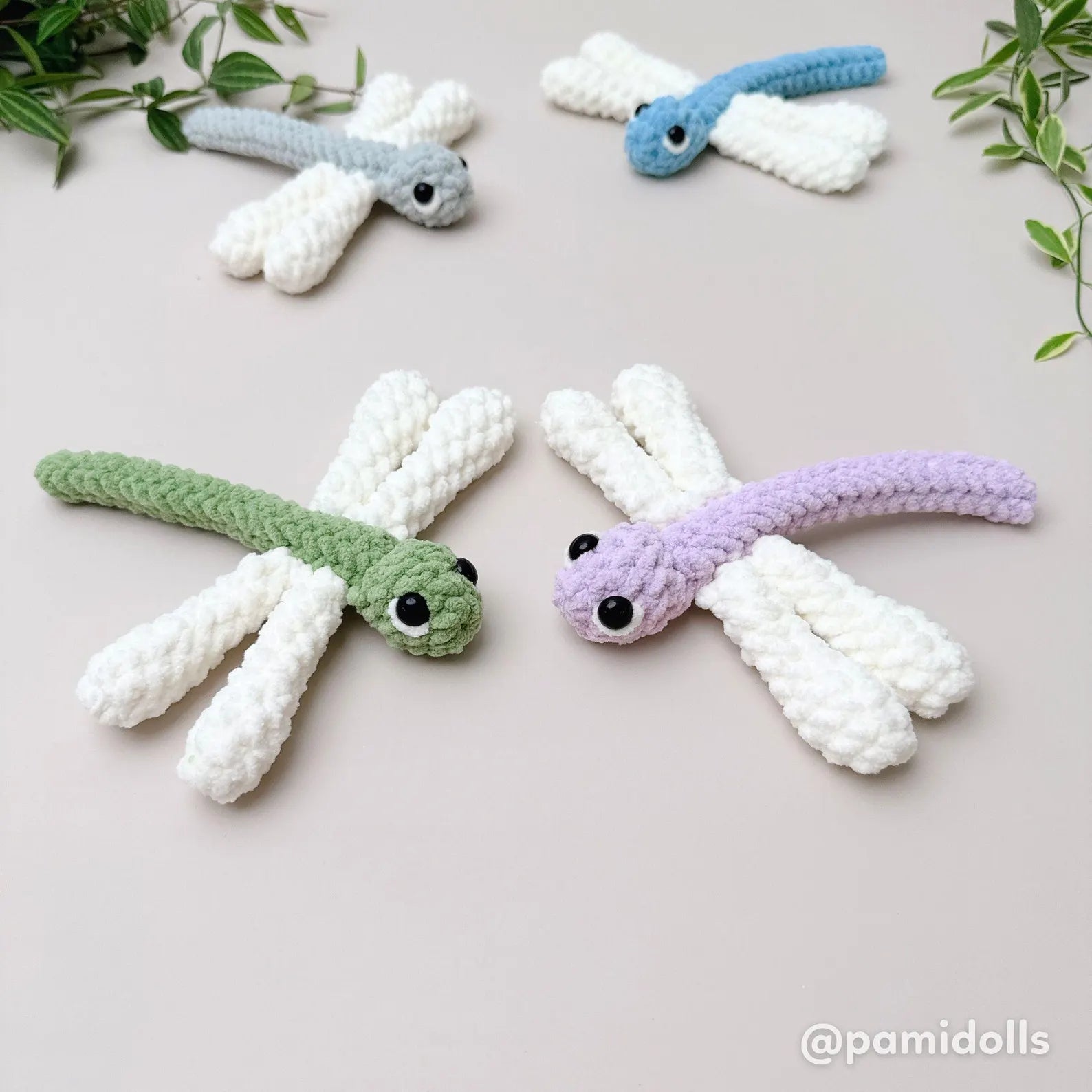 No-Sew Dragonfly Pattern PDF