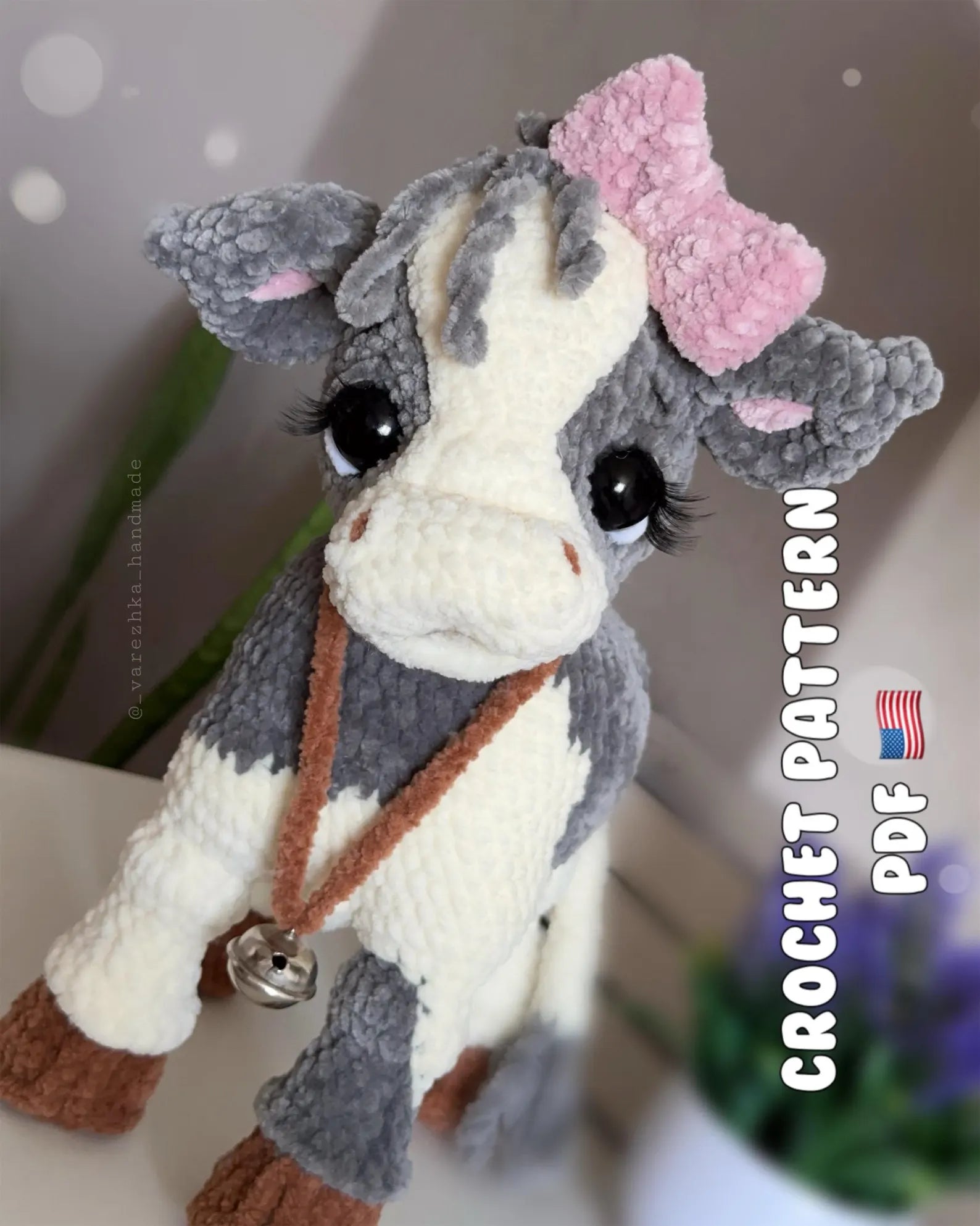 Cow Amigurumi PDF Pattern