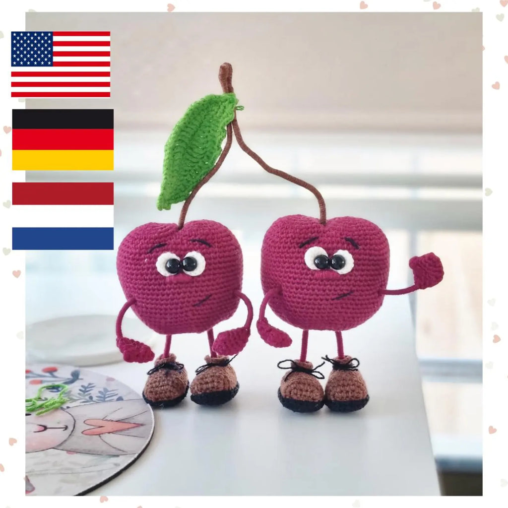 Cute Amigurumi Cherries PDF