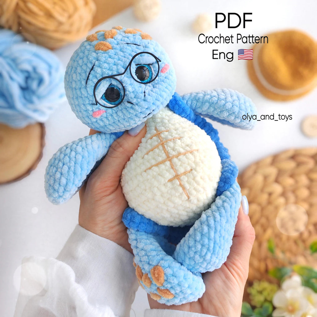 Crochet Turtle Plush PDF