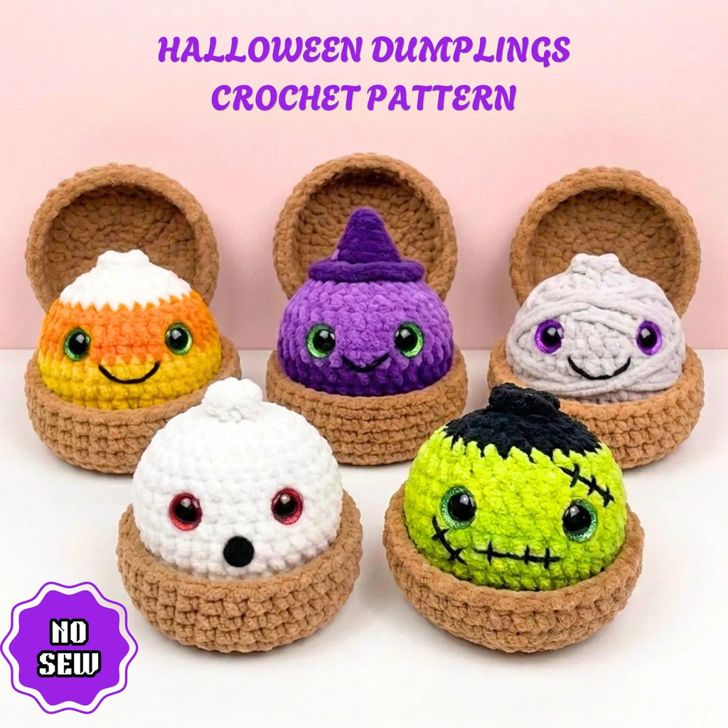 Halloween Dumpling Pattern PDF