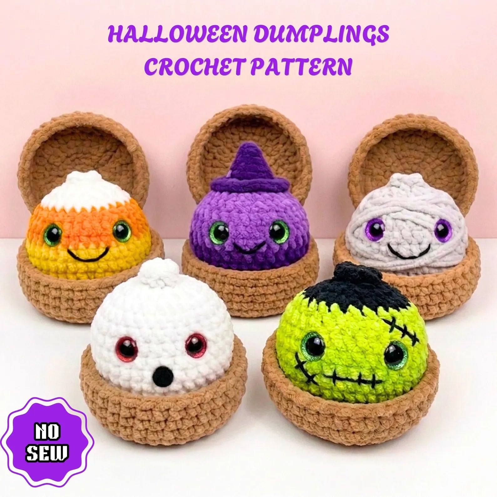 Halloween Dumpling Pattern PDF
