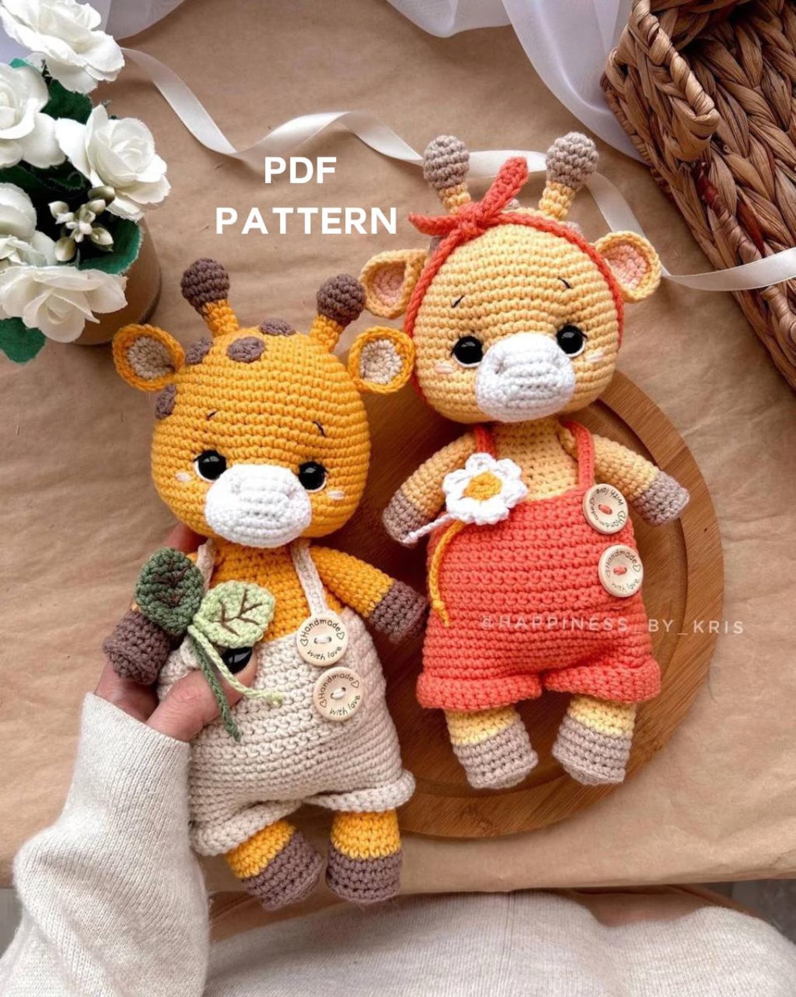 Amigurumi Giraffe PDF Pattern 🦒