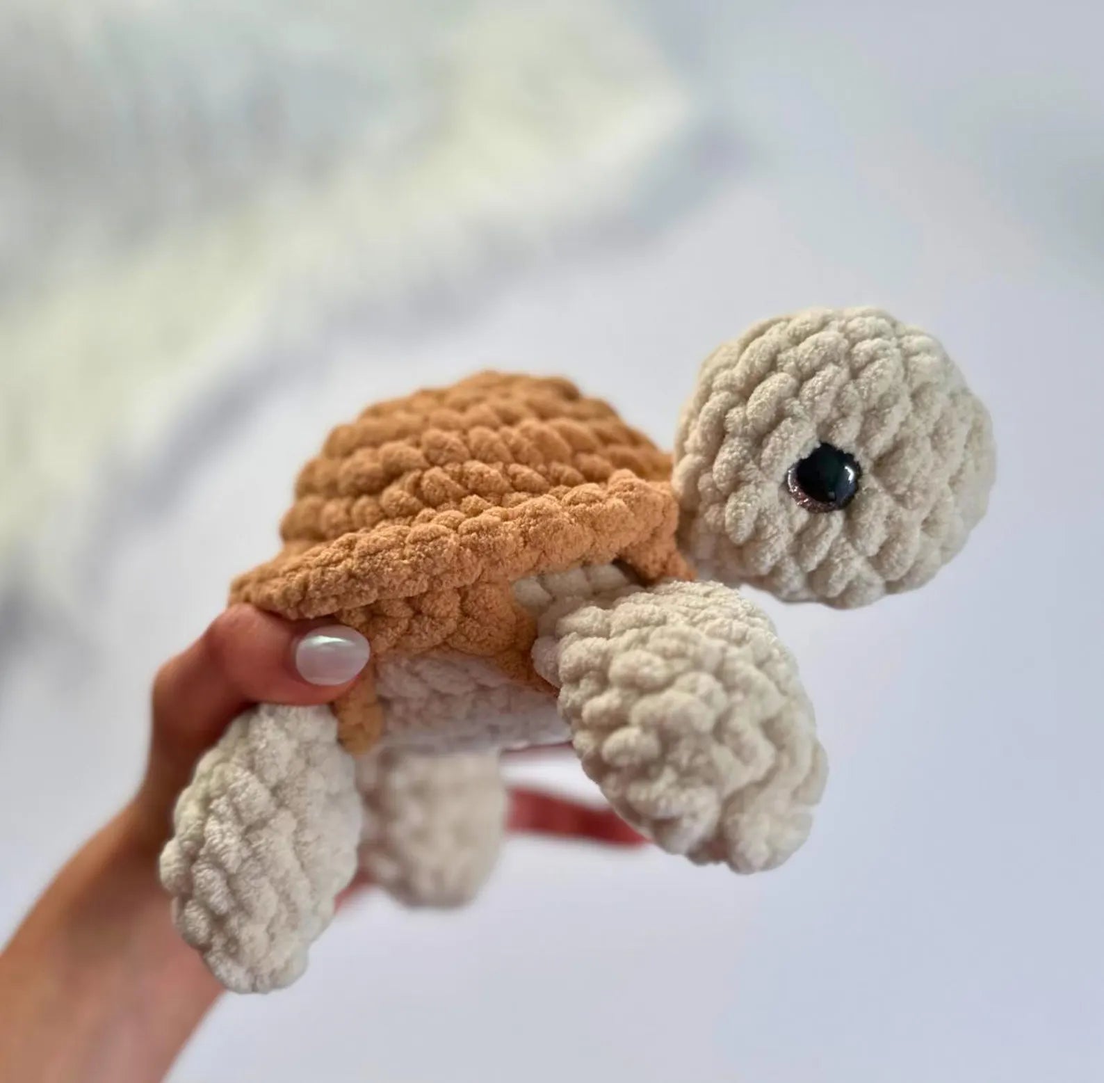 No-Sew Turtle Crochet Pattern PDF 🐢