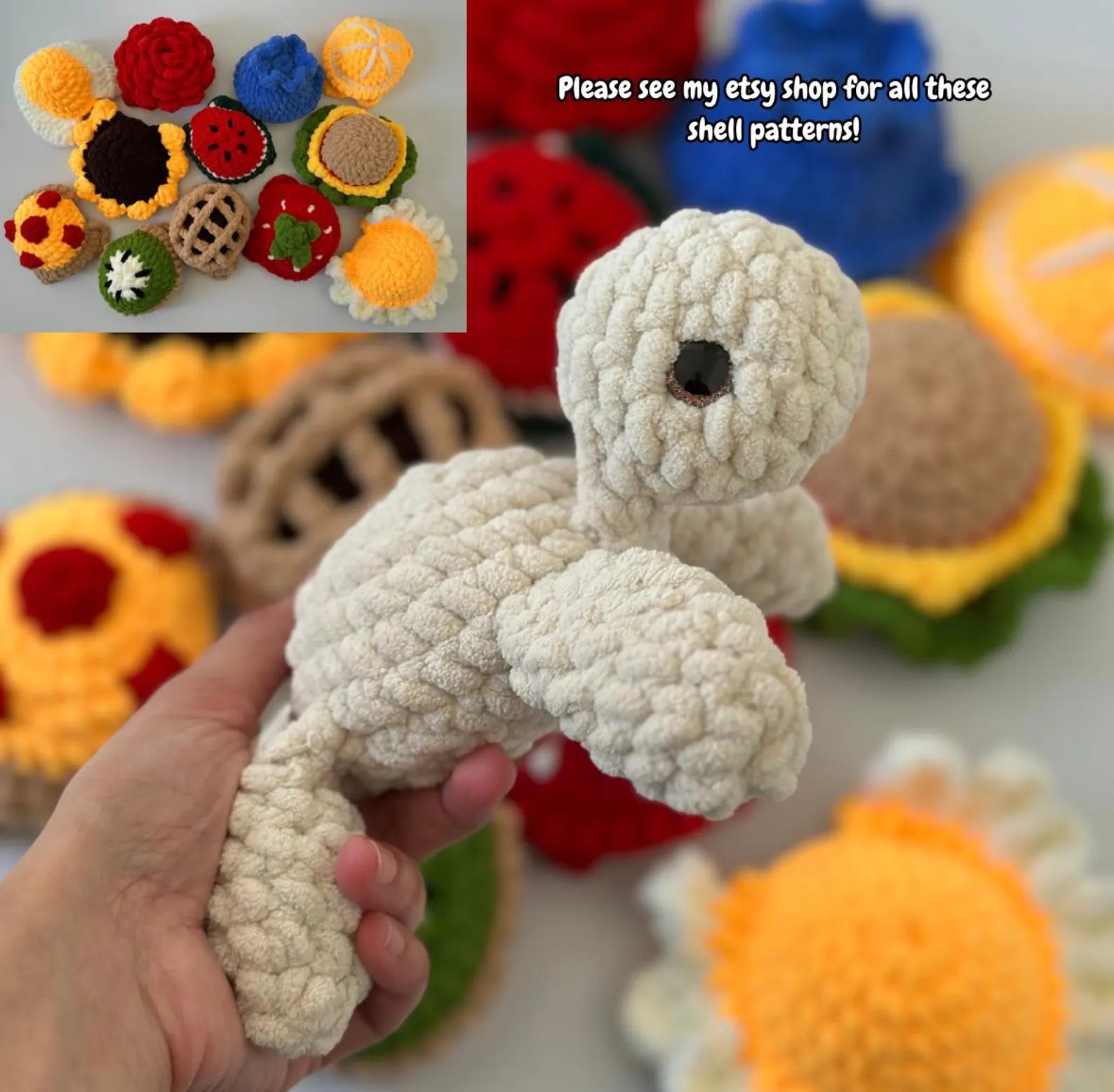 No-Sew Turtle Crochet Pattern PDF 🐢